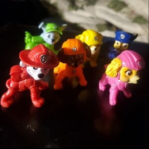 Paw Patrol Spin Master Action Figure Collectible Toys Set of 6